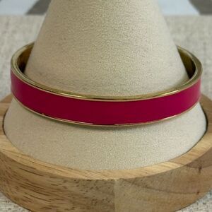Kate Spade New York Pink & Gold Bangle Bracelet